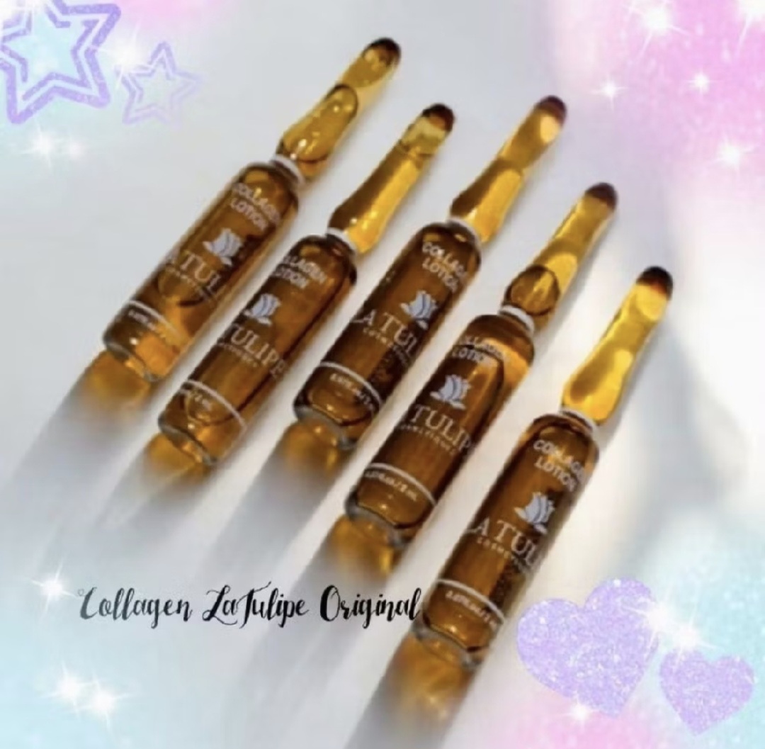 Collagen La Tulipe Lotion 2 ml Mixture of HB and Skincate Price Per 1 box (6 Ampoules/Pieces) Original