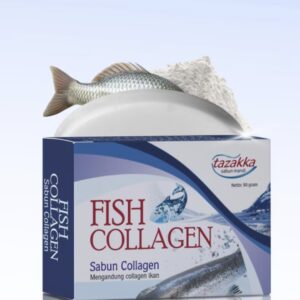 Collagen TAZAKKA Fish Collagen Original Bpom Anti Aging Soap Bar Soap Collagen Whitening Whole Body