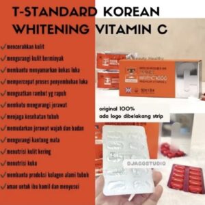 WHITENING VITAMIN C 1000MG PILLS [1 BLISTER: 10 TABLETS]