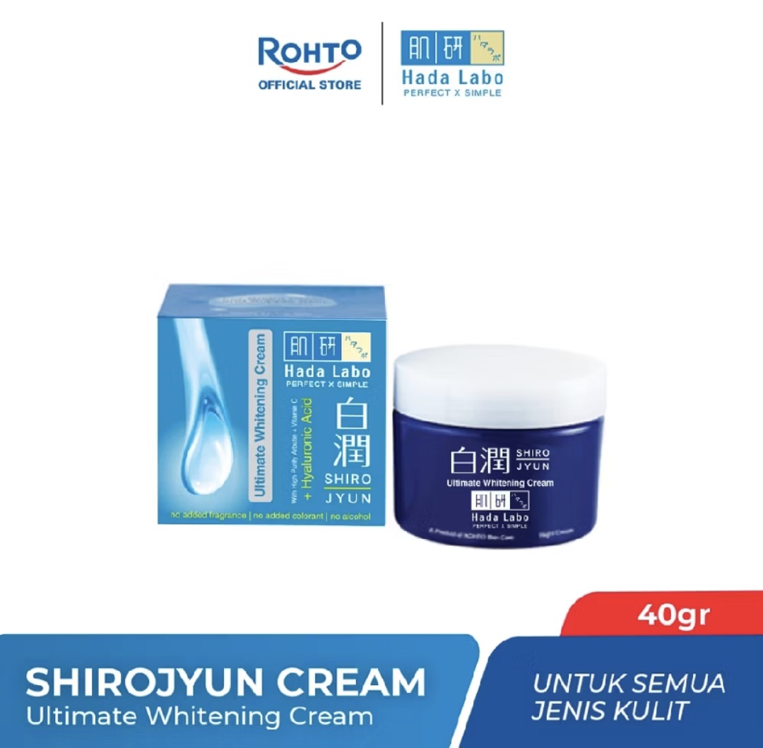 Whitening Cream Hada Labo Shirojyun Ultimate Whitening Cream - 40gr