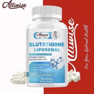 Collagen Alliwise Glutathione capsules 1000mg Glutathione Supplement Vitamin C Acne Cleanser health