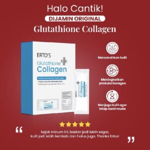 Collagen Erto's GLutathione Collagen Drink Viral Collagen Drink Brightens Face and Body from Within
