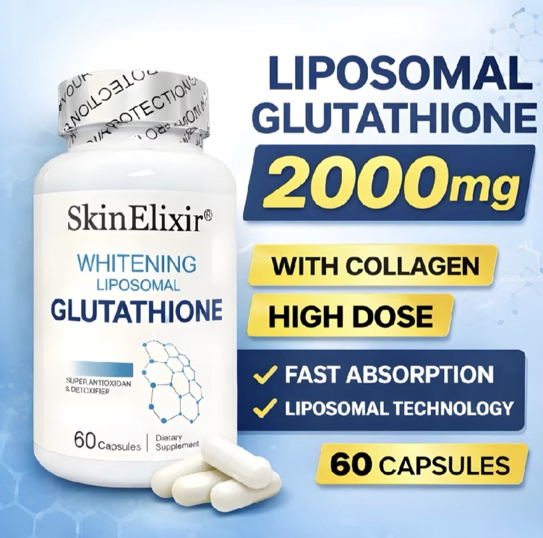 COLLAGEN LIPOSOMAL GLUTATHIONE 2000mg 60 Capsul L-Glutathione