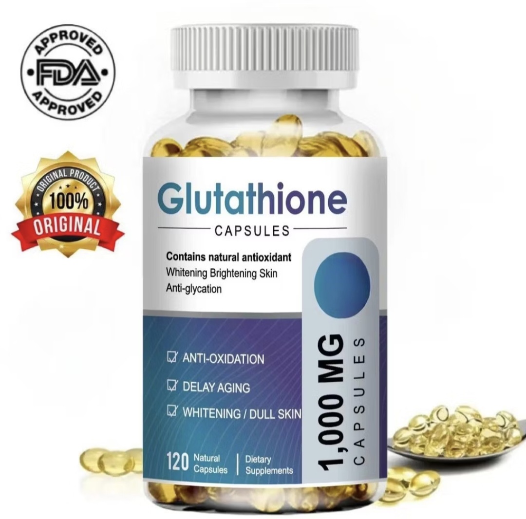 Collagen Glutathione 1000mg Capsules Effective Whitening Reduces Dull Skin Anti-Aging Boosts Immunity