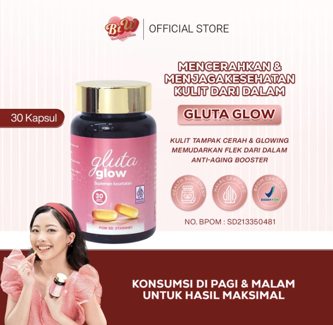Collagen Gluta Glow Tone Up Plus / Glutathione plus Vitamin C