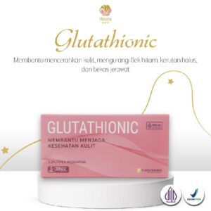 Collagen Glutathionic Box | Glutathione + Vitamin C + Vitamin E for Healthy & Bright Skin | BPOM & Halal | 30 Caplets