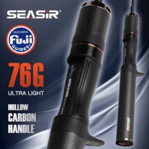 SEASIR Black Arrow Fishing Rod 4.92ft 76g Bait Weight 0.8-10g UL Carbon