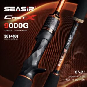 SEASIR Joran Pancing Cast X Fishing rod Carbon Fiber 1.83M-2.1M Zirconia Guide Ring Heavy Weight