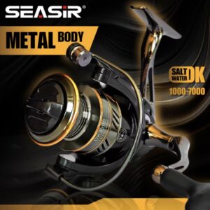 SEASIR Fishing Reel DK Full Steel Saltwater All Metal Spinning Spinning Reels Spinning Reels