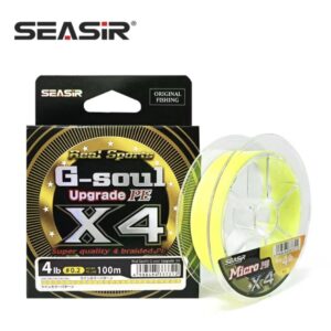 Star SEASIR Japan Original X4 Micro-PE YGK G-SOUL Upgrade 4 String Multifilament PE Braid Strength