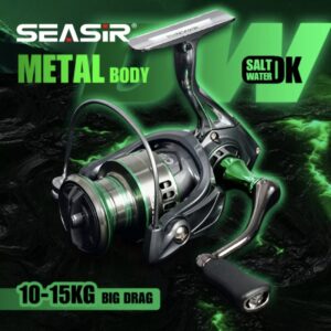 Seasir DW Gulungan Pancing Spinning Bantalan 14+1BB 1000-7000 Max Drag 15kg