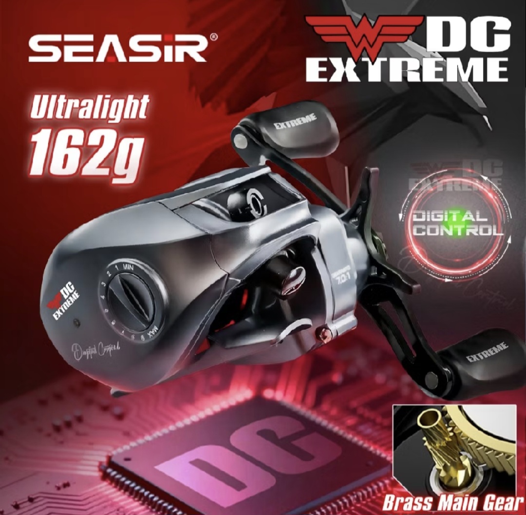 SEASIR Extreme DC Reel Baitcasting Ultralight Digital Control Long Cast Gear