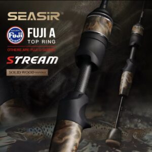 SEASIR Stream Fishing Rod Fuji A+O Guide Ring UL Ultralight BFS Carbon 40T (1.5m)