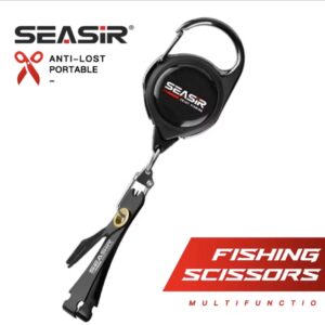 SEASIR Fishing Fast Knot Tying Tool, Fly Fishing Line Scissors, Cutter, Tweezer