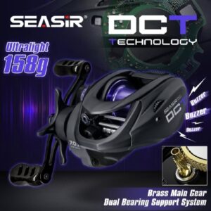 SEASIR DCT DC reel BFS Ultralight 158g Baitcasting Fishing Reel Digital Control brass gear