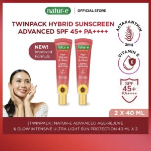 Natur-E Advanced Age Re-Juve & Glow Intensive Ultra Light Sun Protection SPF 45+ PA++++