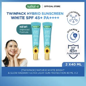 Natur-E White Bright & Glow Radiant Ultra Light Sun Protection SPF 45+ PA++++