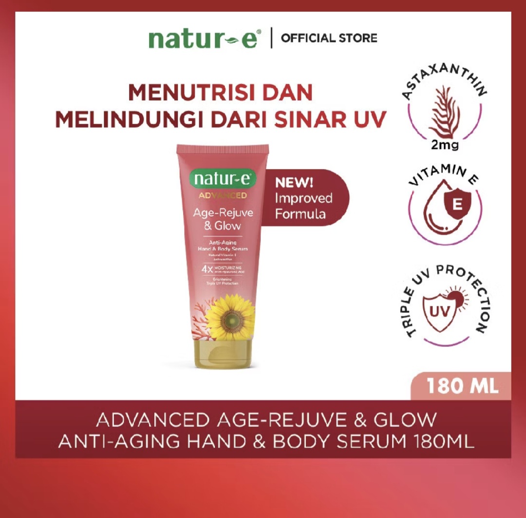 Natur-E Advanced Age-Rejuve & Glow Anti Aging Hand & Body