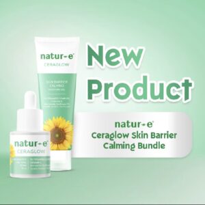 Natur-E Paket Clear and Calm Ceraglow Skin Barrier Calming Serum 20ml + Moisture Gel 30ml
