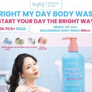 Brighty Bright My Day BMD Niacinamide Body Wash 300 ML 3x Infused Glowing 5x Healing