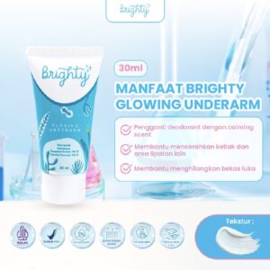 Brighty Glowing Underarm No. 1 Underarm Whitener in Indonesia Brightens Whitens Brightens