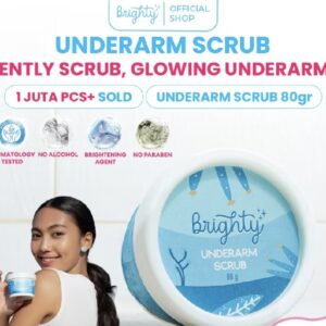 Brighty Underarm Scrub Microscrub Brightens Armpits, Groin, Dark Folds Permanently, Exfoliates