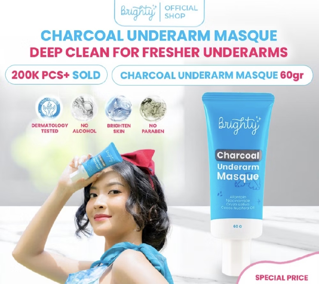Brighty Charcoal Underarm Masque Brightening underarm mask