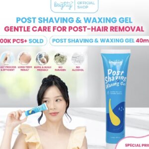 Brighty Post Shaving & Waxing Gel Hair growth inhibitor Waxing Gel After Shampoo Gel