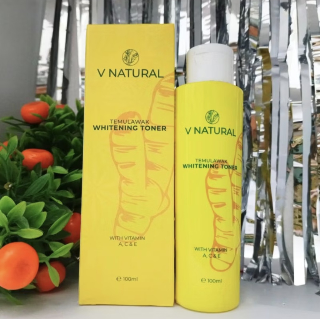 Temulawak Original Whitening Toner Vnatural