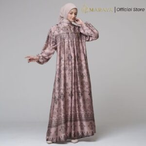 Maraya - Arshy Silk Maxmara Premium Dress, Cool Gamis for Eid 2026