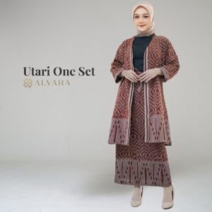 ALVARA One Set of Modern Women's Gamis for Weddings, Latest Women's Eid Clothes 2025 Big Size Jumbo