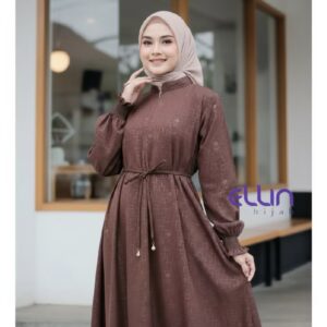 Ellin Hijab - Women's Abaya Embossed Palm