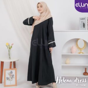 Ellin Hijab Abaya Helena Gamis Muslimah Basic Turkey