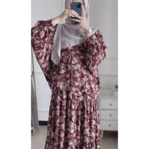 ADIBABYARA - BLOUSE SET RAYON COTTON SKIRT WITH