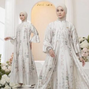 Zenira Official Gamis Lebaran Mahadewi Dress Ethnic | Latest Gamis 2026 Cool Luxurious Silk