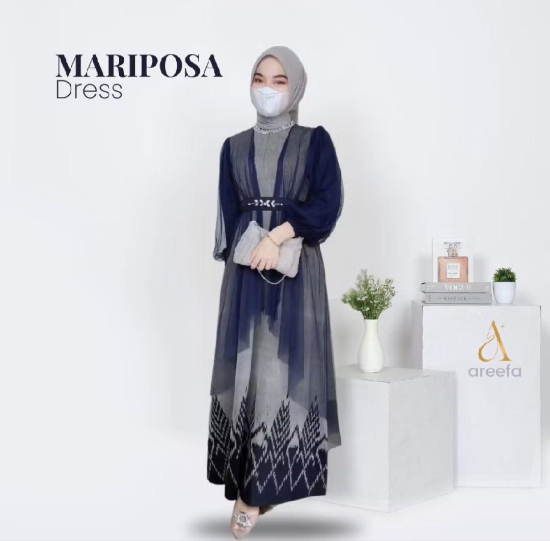 Areefa - Ethnic Woven Dress Combination Premium Tile Women Teenagers Party Luxury Elegant