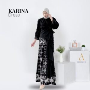 Areefa Mall - Ethnic Woven Gamis Dress with Premium Ceruty Combination for Women, Teenagers, Luxury, Modern Party