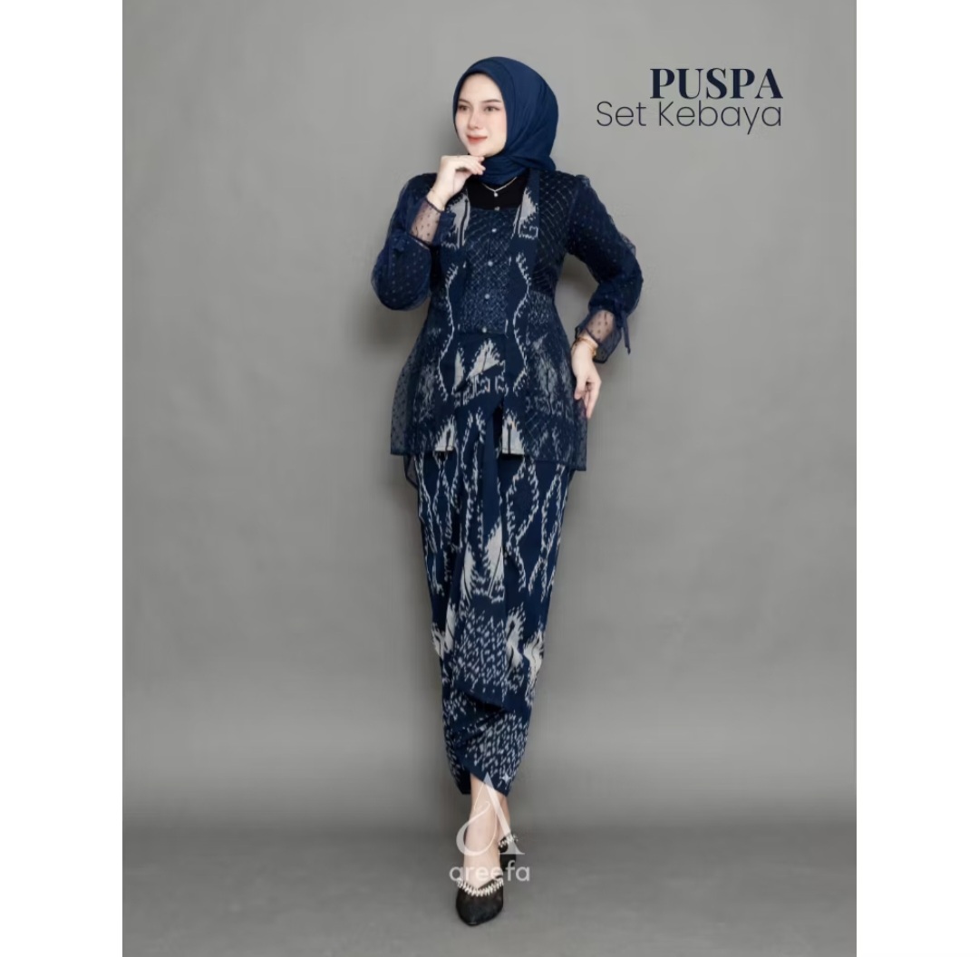Areefa - Kutubaru Kebaya for Women's Graduation Ceremony, Modern Aesthetic, Elegant, Premium Brocade