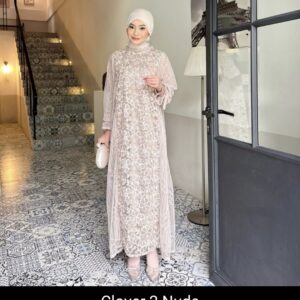 DEZHAFF ADELINE DRESS USED (ONE SET INNER MASET)/ DRESS TILE GARDEN