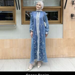 Dezhaf - ZAYLIN OUTER DRESS / Dress Tile Garden / Dress Brukat