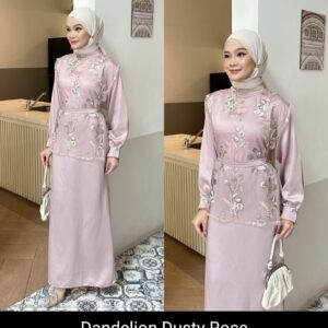 Dezhaf - Dalia Dress Satin / Dress Brukat / Dress Tile Garden /