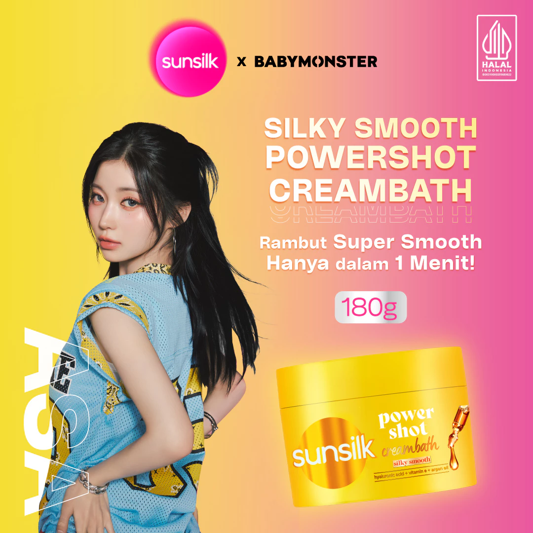 Sunsilk Powershot Creambath Silky Smooth 180g Instant Soft Smooth Hair.