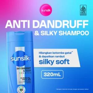 SUNSILK SHAMPOO ANTI DANDRUFF SILKY 320ML