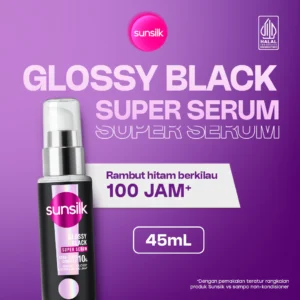 SUNSILK SUPER SERUM GLOSSYBLACK 45mL