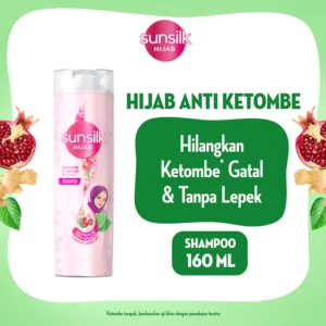 Sunsilk Hijab Anti-Dandruff & Non-Stretch Shampoo 160ml with Pomegranate, Ginger, & Mint