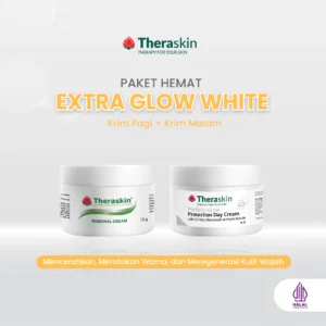 BPOM Extra Glow White Savings Package - Morning and Night Cream to Help Fade Dark Spots and Brighten Skin