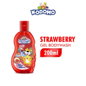 Kodomo Shower Gel Strawberry 200 ml Bottle