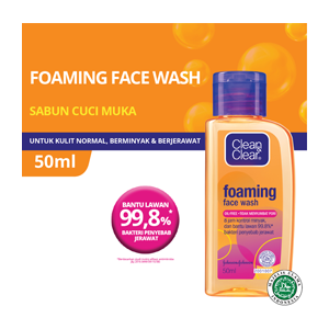 CLEAN & CLEAR FOAMING FACIAL WASH BTL 50mL