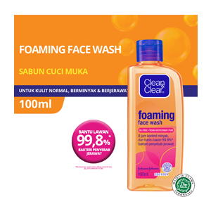 CLEAN & CLEAR FOAMING FACIAL WASH BTL 100mL