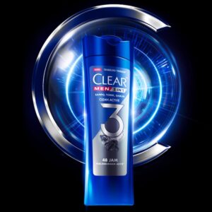 3 in 1 clean active CLEAR shampoo